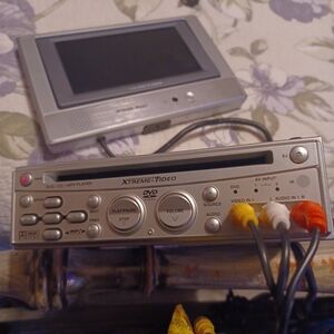 Silver Portable DVD Player
